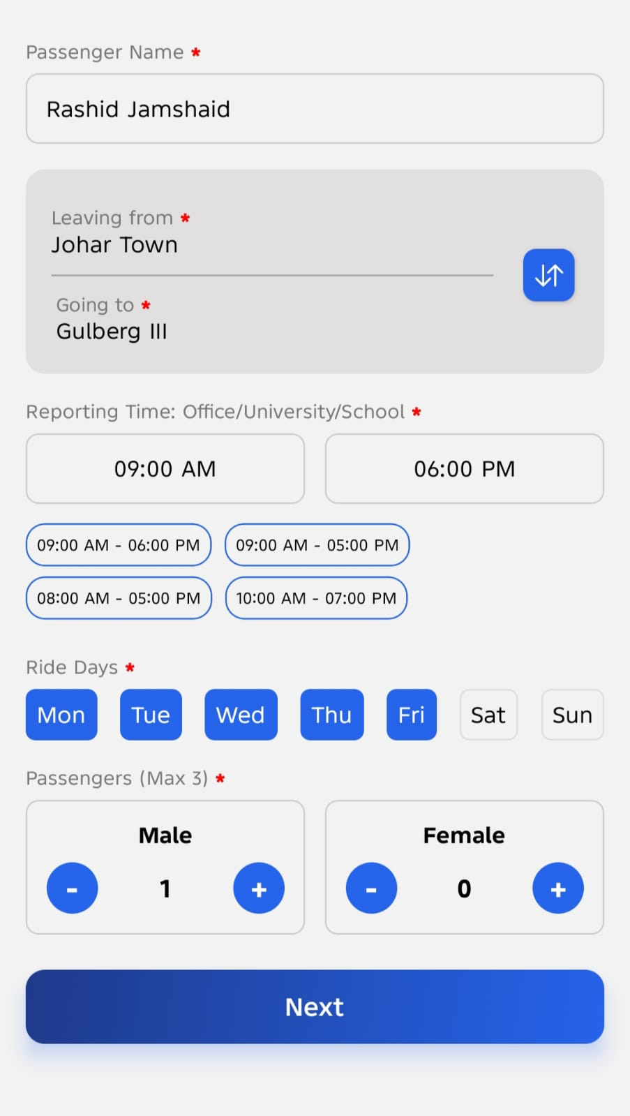 Post or Find a Route